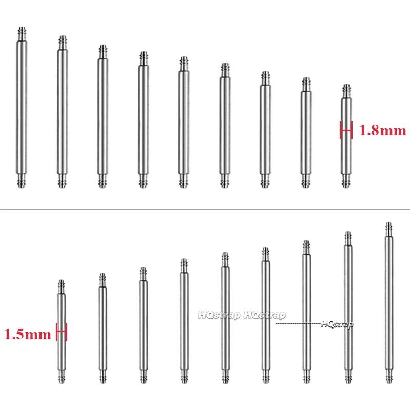 20 Stück Ø 1,5 mm/1,8 mm Federstege Uhrenarmband Gliederstifte 12 mm 14 mm 16 mm 18 mm 19 mm 20 mm 21 mm 22 mm 24 mm 26 mm Armband Gliederstifte