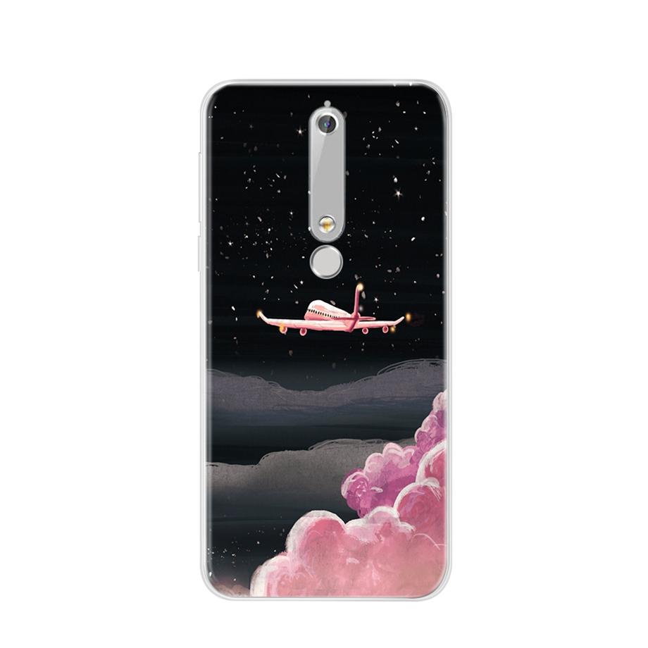 For Nokia 6.1 Nokia6.1 Phone Case Soft TPU Silicone Case For Nokia 6.1 2018 / For Nokia 6 2018 TA-1068 TA-1043 Case Back Cover
