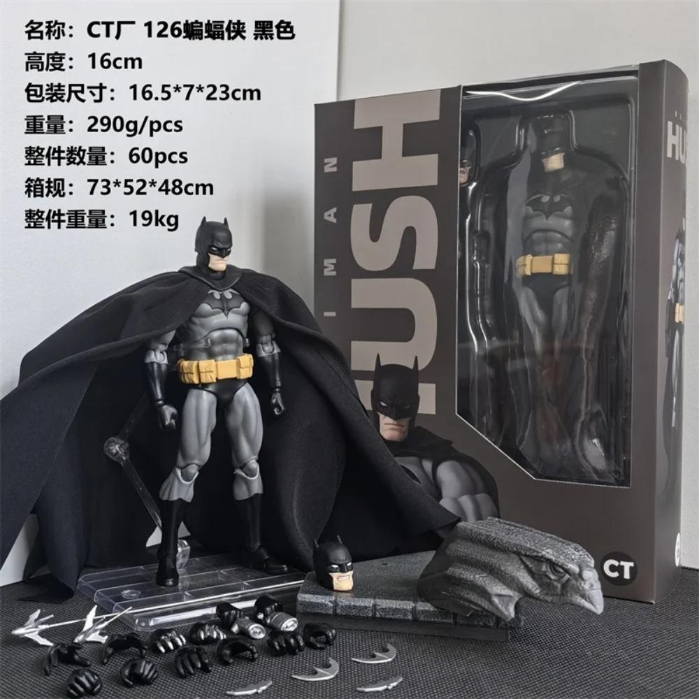 CT Toys Фигурка Бэтмена Бэтмен Mafex 126 Фигурки Действия DC Лига Справедливости Фигурка Hush Коллекция Темный Рыцарь Игрушки подарки