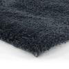Tapis salon à poils longs toucher laineux bleu cendré 120x170