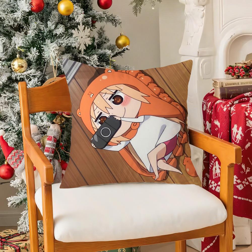 Anime uumaru ddoma Pillow Case Silky elegant Comfort Sofa Bed Invisible zipper