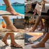 Elegant Chic Flower Snake Bone Chain Anklet for Women Fashion Enamel Flowers Bracelet On The Leg Beach Barefoot Sandal Jewelry