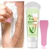 Aloe Hair Removal  Kit, Facial Hair Removal  For Women Body Hair Removal   Depilatory  For Face, Arm, Leg And Bikini Hair Remover Balm 120ml