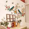 Chinese-style Flower Branches and Magpies-butterflies Home Wall Decoration and Beautification Stickers