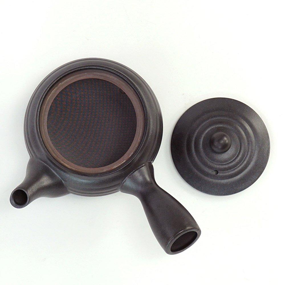 Maruyoshi Pottery Banko Ware Flat Teapot, 1.5cm (with mesh bottom), Yogan, B7436