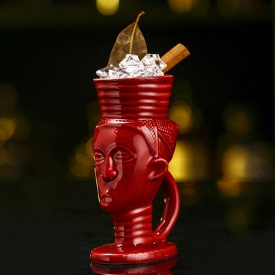 280ml Tiki Cup Creative Party Cocktail Cup Living Room Decoration Beer Beverage Mugs Home Decoration Accessories Christmas Gift