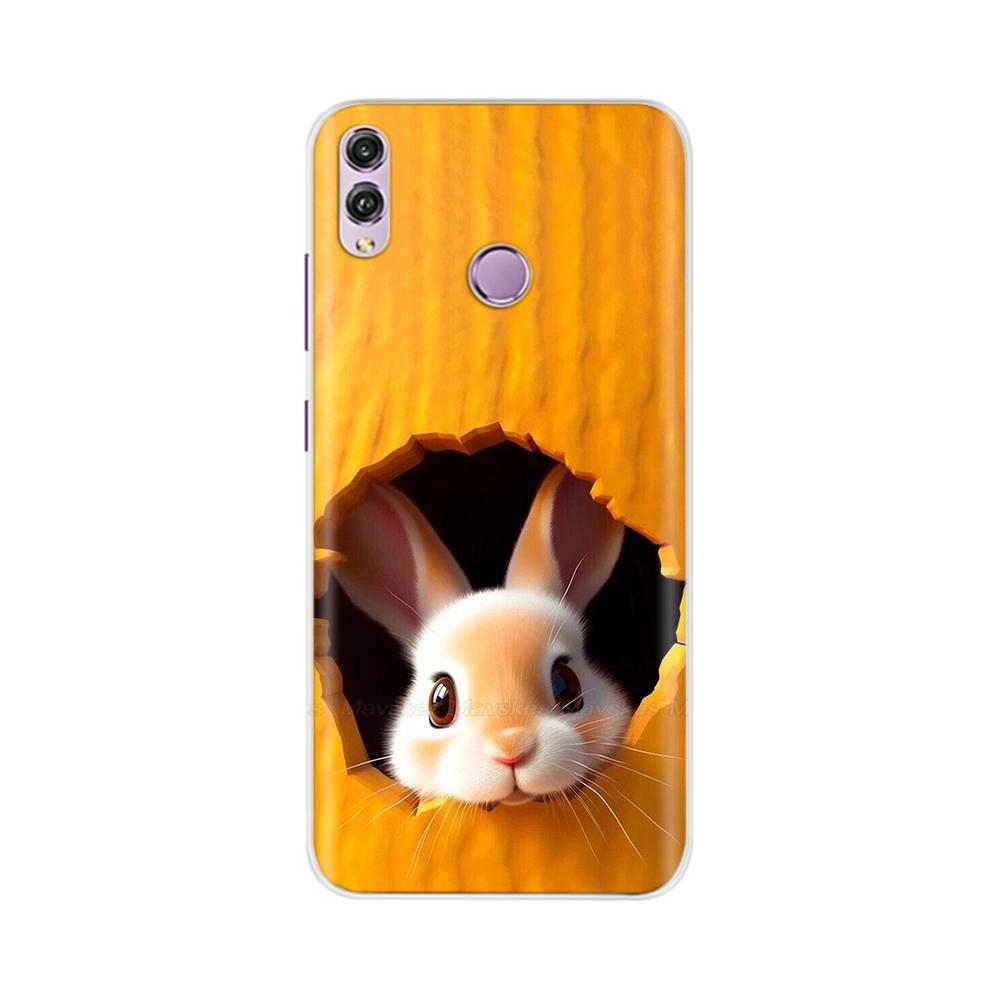 Für Honor 8X Hülle Mode Klare Bunte Weiche Handy-Rückabdeckung Für Huawei Honor 8X Silikon Funda Stoßfänger Schalen für Honor 8X
