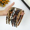 Korean Version of Jewelry Acetate Hair Accessories Tortoiseshell Headbands Women's Face Wash Hairbands Spot