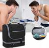 Men' Women' Travel Cosmetic Bag Tourist Cosmetic Case Mix150_Black