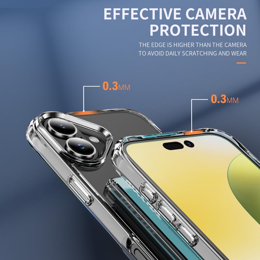 For iPhone 17 Case Protective TPU Phone Cover with Card Holder