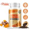 Premium Ultra-Pure Curcumin Capsules, 1500mg, Enhanced with Black Pepper Fruit Extract, Joint Support, Suitable for Men and Women