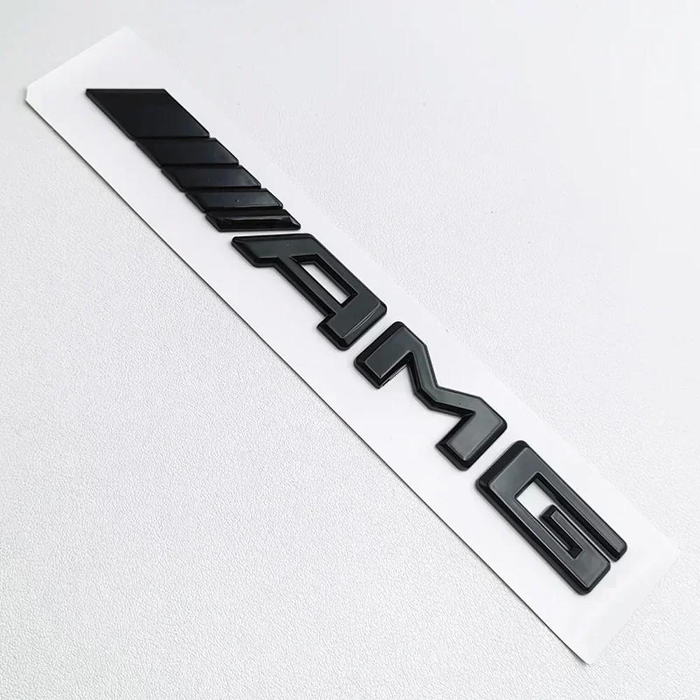 3D ABS AMG Heckemblem Emblem Buchstaben Kofferraumemblem für Mercedes-Benz W204 W205 W176 W177 W212 W213 Aufkleber Zubehör