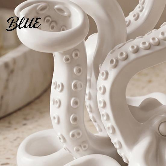Bathroom Toothbrush Stand 3D Printed Octopus Holder Creative Space Saving Desk Organizer Durable Makeup Brush Storage PLA Material Stable