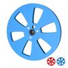 1/4 7 Inch Empty Tape Reel 3 Holes Aluminum Alloy Universal Fit Open Reel Sound Empty Takeup Reel fo