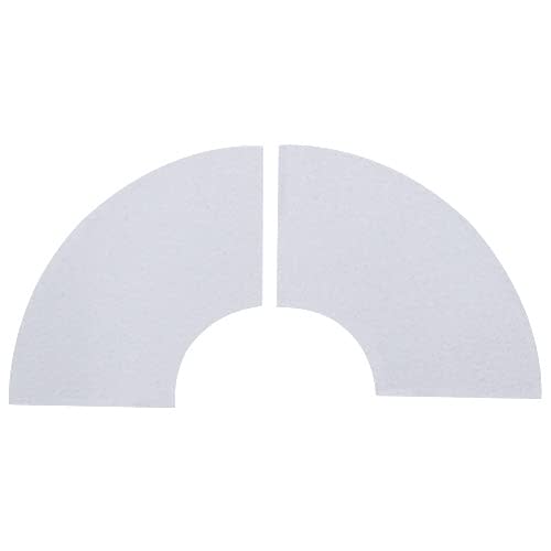 Shinfuji Burner Road Marking Series, White U-Shaped Line Parts, 100mm Wide (Pack of 2), RM-205