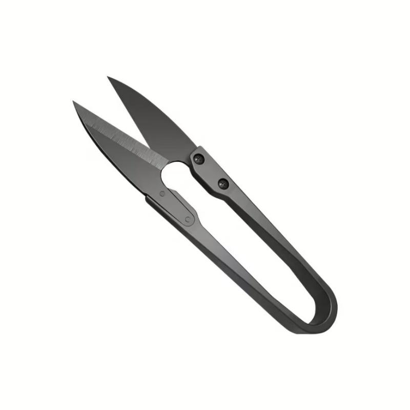 

1/2pc Carbon Steel Sewing Scissors U Shaped Thread Cutter Clothing Snips Embroidery Craft Yarn Shear Stitching Cutting Tools