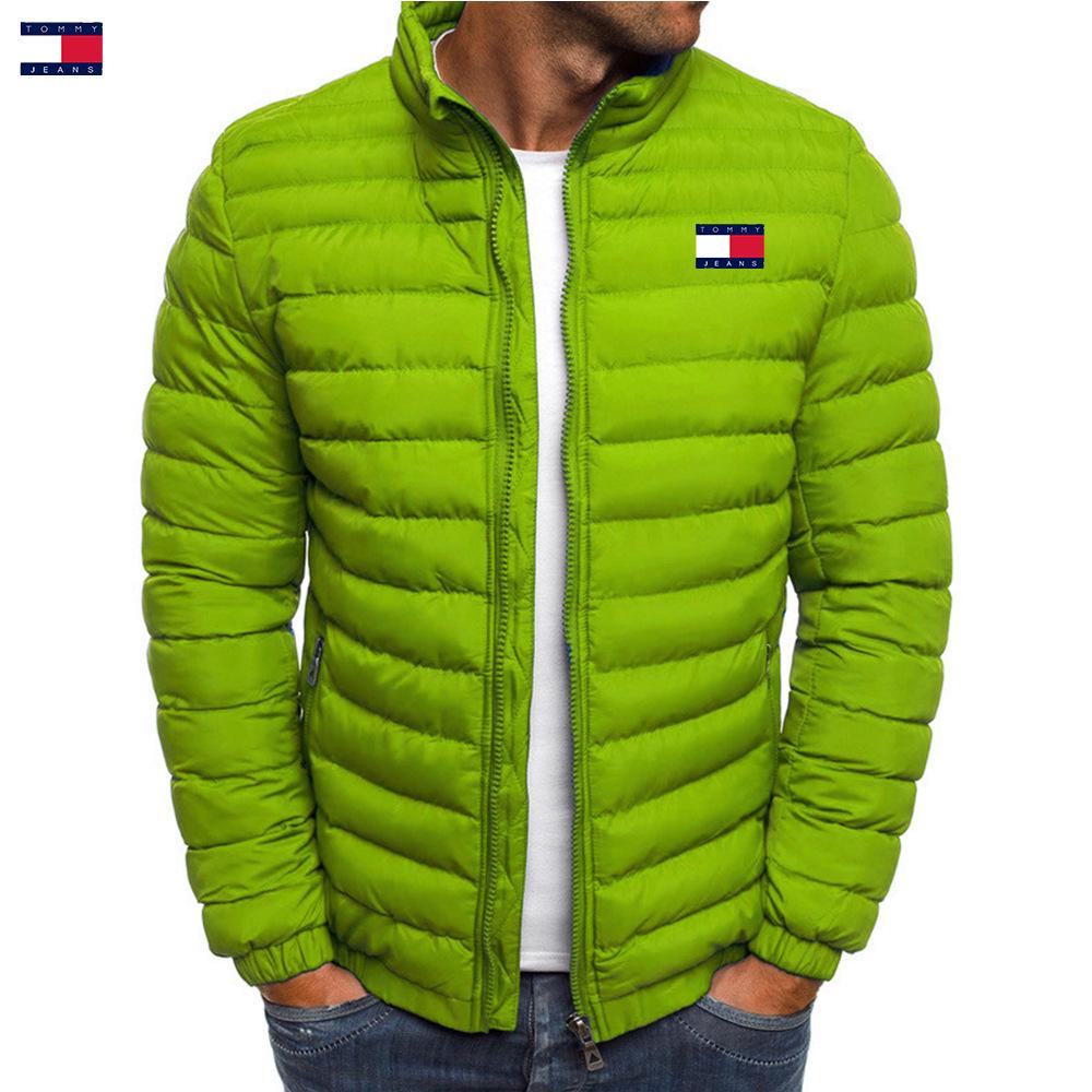 Winterjacke für Herren aus Baumwolle mit Stehkragen – dick, warm und lässig für Outdoor-Sportarten