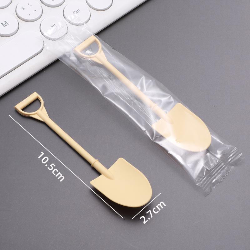 Thickened Disposable Dessert Spoon for Ice Cream, Yogurt, Jelly, Cake, and Roasted Sweet Potato