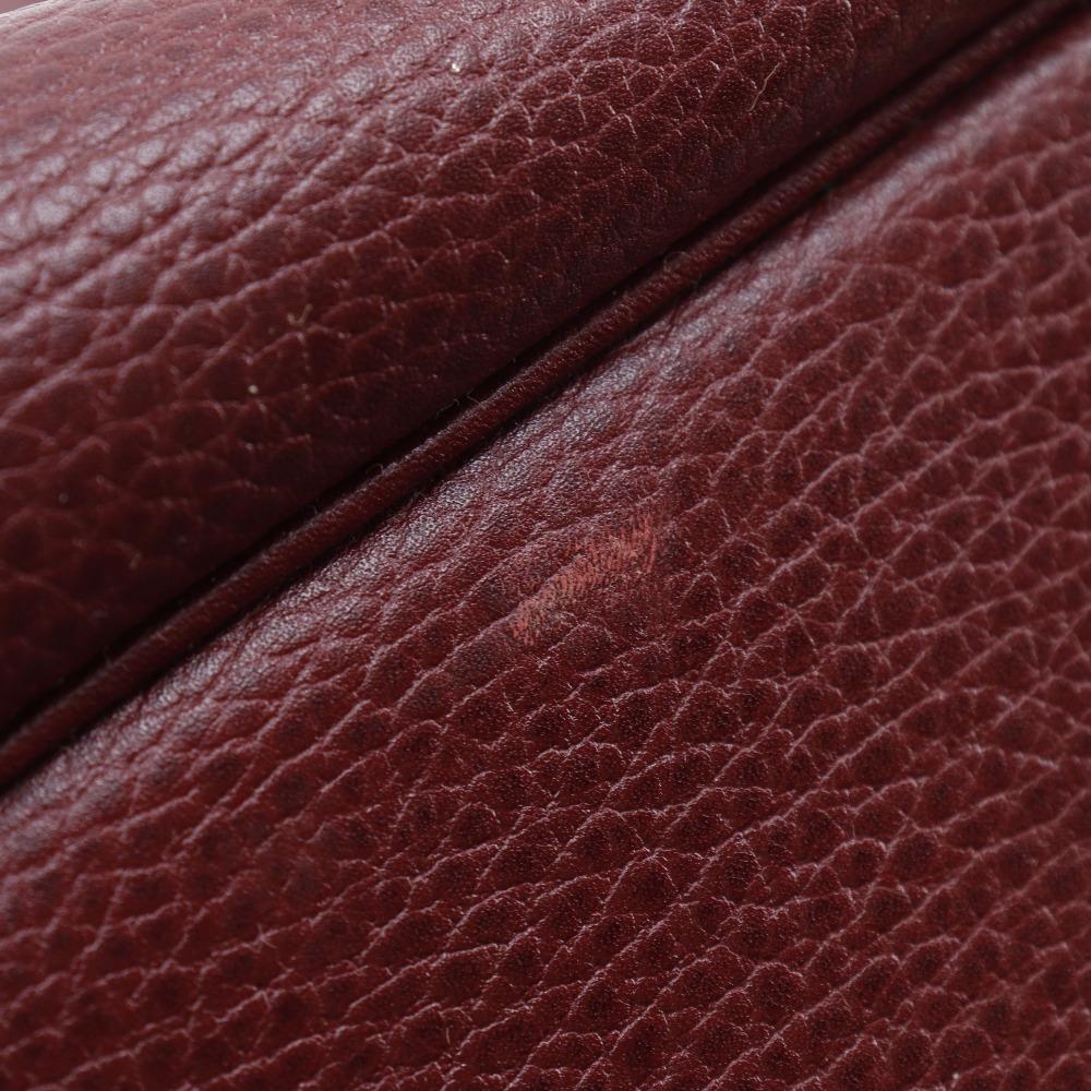 HERMES Plume45 Boston bag Bordeaux Ardenne Women Used