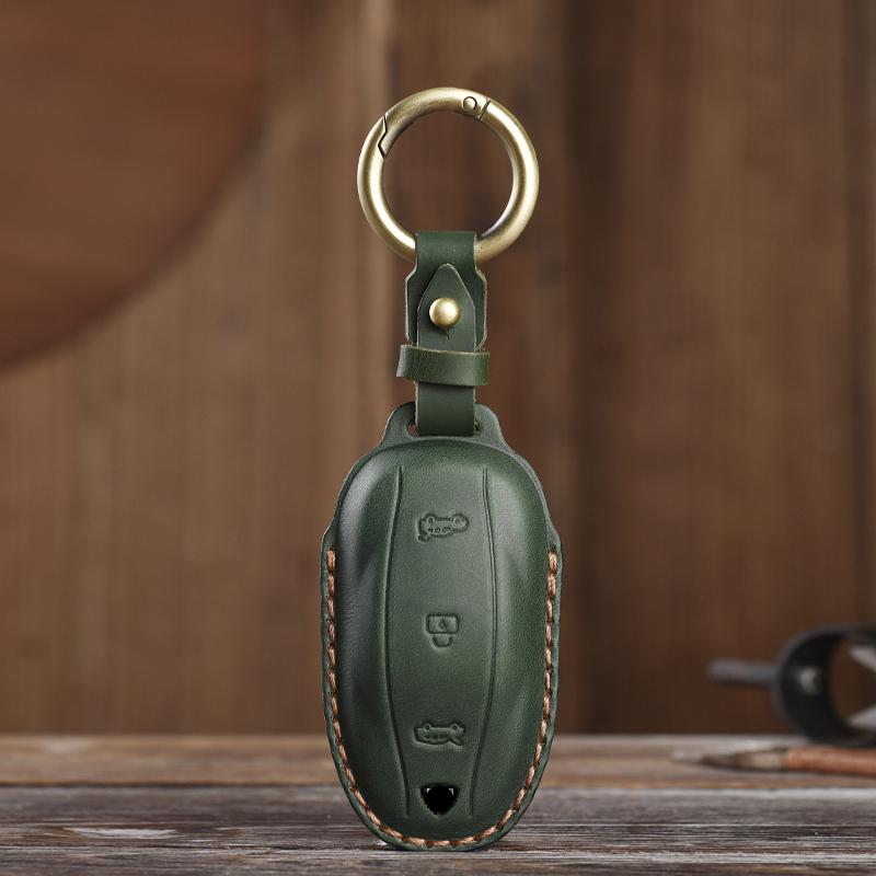 Suitable for Tesla MODEL3/Y/S/X Leather KeysCase Protector