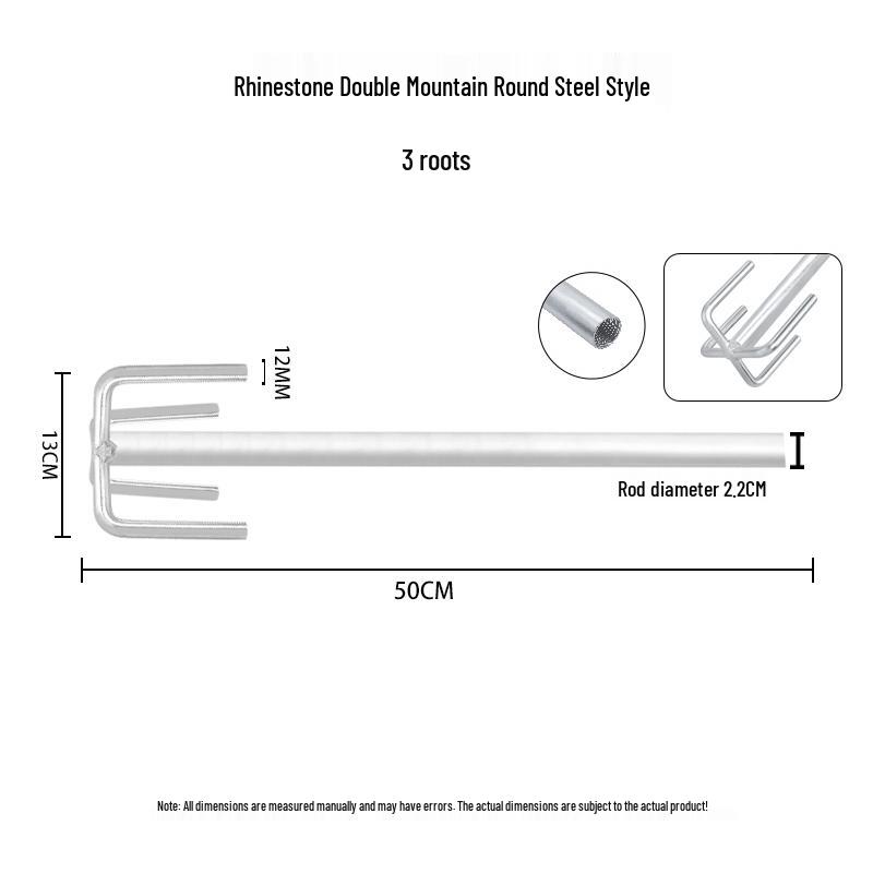 Thickened Double Mountain Plaster Putty Paint Mixer Rod