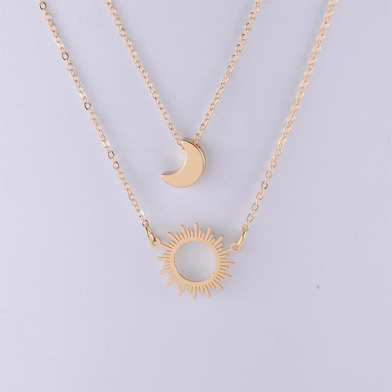 Fast Delivery Fashion Pendant Necklaces Attractive Geometric Chain Colliers Suspendus Dainty Custom Popularity Pendant Necklaces золотой