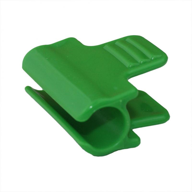 

11 мм Зажимы для дуг туннеля для растений и сада для фиксации аксессуаров для теплиц с изоляционной пленкой, для поддержки корней и стеблей растений, зеленые зажимы 30pcs