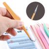 1/5 Pcs Eyelash Tweezers Extension Stainless Steel Superhard Tweezers Tips High Precision Anti-Static Tweezers Professional Tool