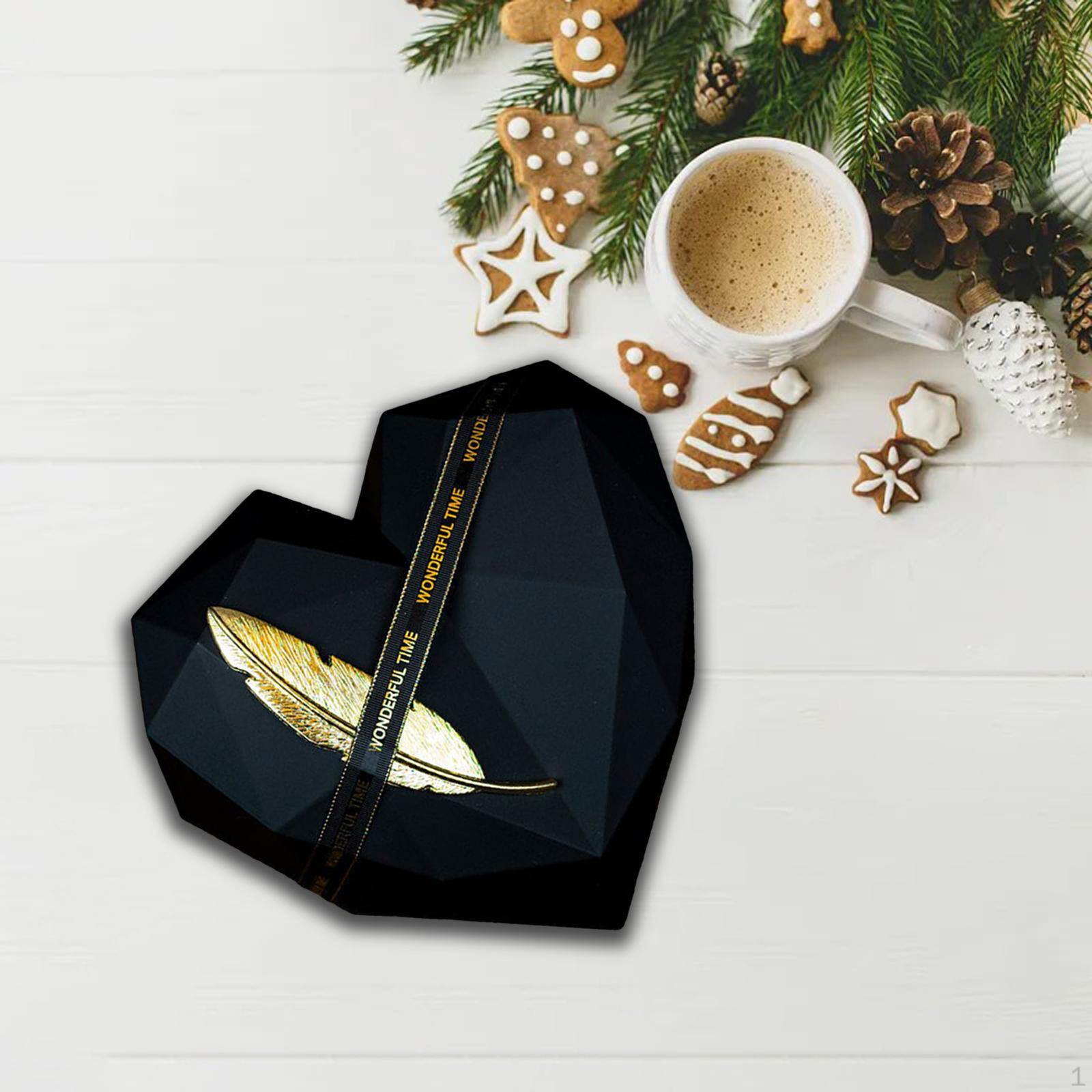 

Подарочная коробка ко Дню святого Валентина, цветы, романтические уникальные женские украшения, подарки на день Святого Валентина для вечеринки чёрный