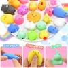40 Pcs Mochi Squishy Toys Kids Party Favors Mini Soft Kawaii Mochi Animal Soft Mini Squeeze Stress Relief Toys for Kids Adults