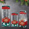 50PC Durable Material Home Snowflake Pattern Holiday Treat Bags for Cookies Parties Christmas Bags Gift 2 Sizes