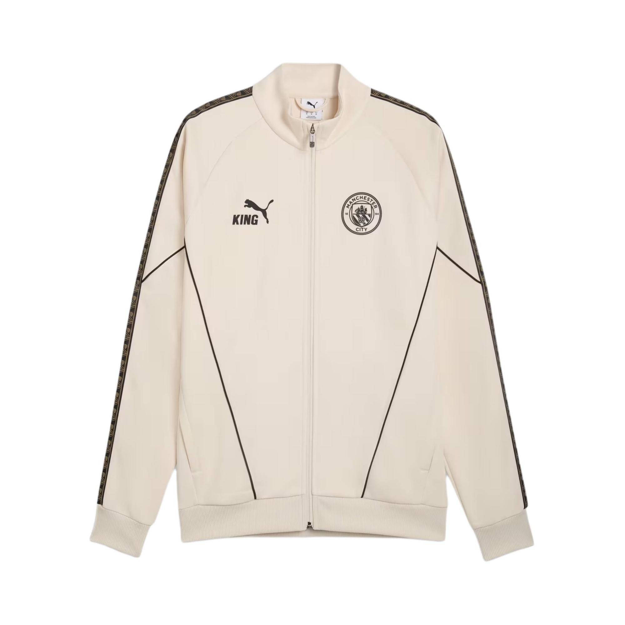 Puma Manchester City Football Player Edition Knitted Zip Jacket Men jackets 782173-12 XXL