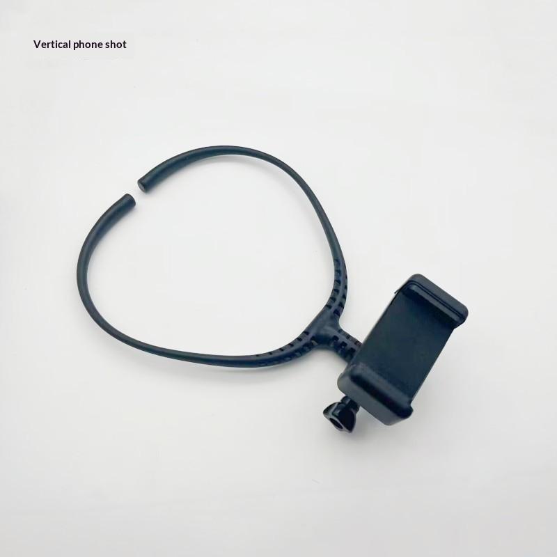 Widened Neck Mount For Phone Action Camera Lightweight Abs Build Perfect For Vlogging Hiking Cycling