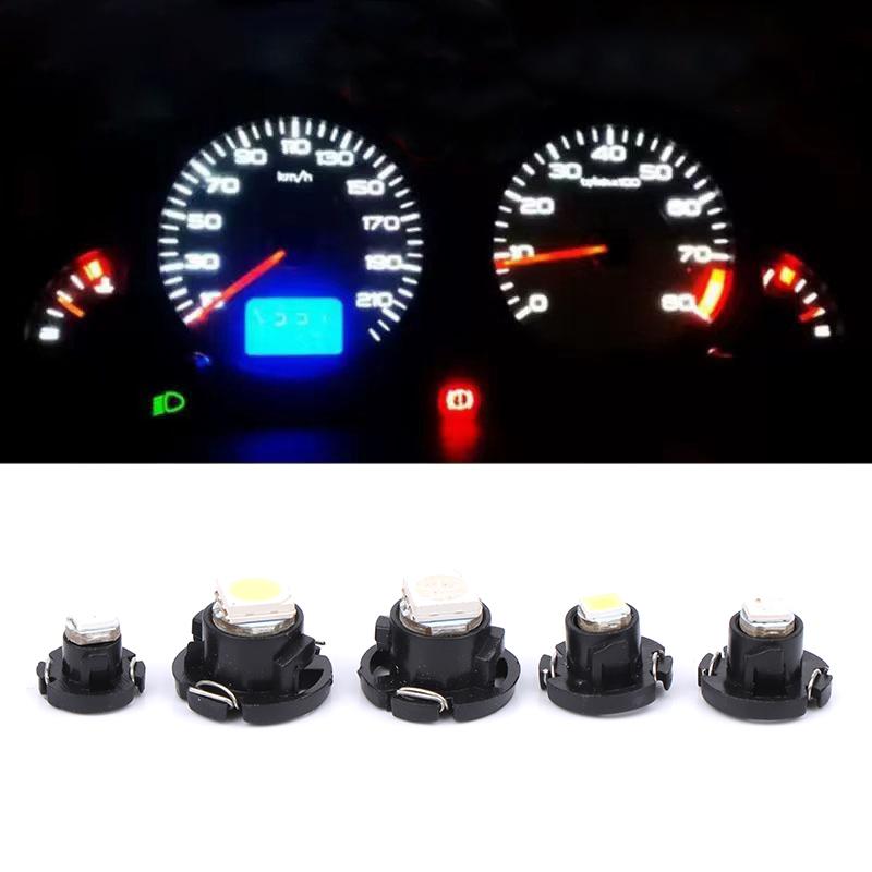 10PCS LED T3 T4.2 T4.7 Meter Bulb Trument 3528 Neo Wedge Warning Switch Radio Dashboard Indicator Panel Lamp Car Lights