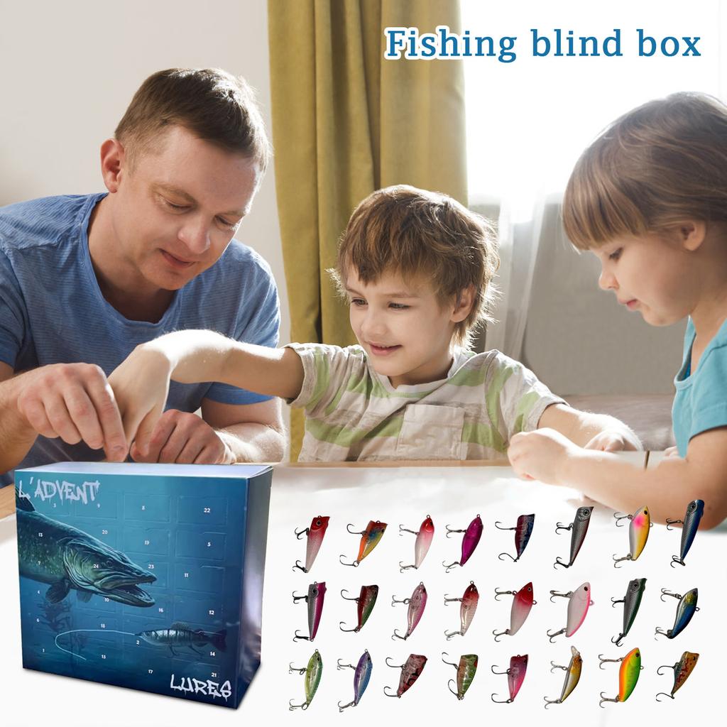 Fishing Event Calendar, Fishing , Unique Advent Calendar For Anglers, Advent Calendar Suitable For Fishing Enthusiasts