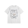 harajuku Round Neck oversize Casual Y2K Tops young girl t shirts 2025 summer pure cotton Women funny cartoon Print T-Shirt streetwear