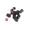 Tyre Valves Cap Set Tire Valves Stem Caps with Sealing Washer Universal Dustproof Protection for Vehicle Tires