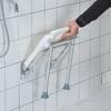 Asiento de Ducha Plegable Altura Ajustable Antideslizante Montado en la Pared para Personas Mayores Embarazadas Lesionadas