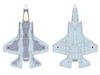 Fujimi Model Battle Sky Series Lightning II Air Force Air Superiority Camouflage 1/72 No.5 F-35B Self-Defense