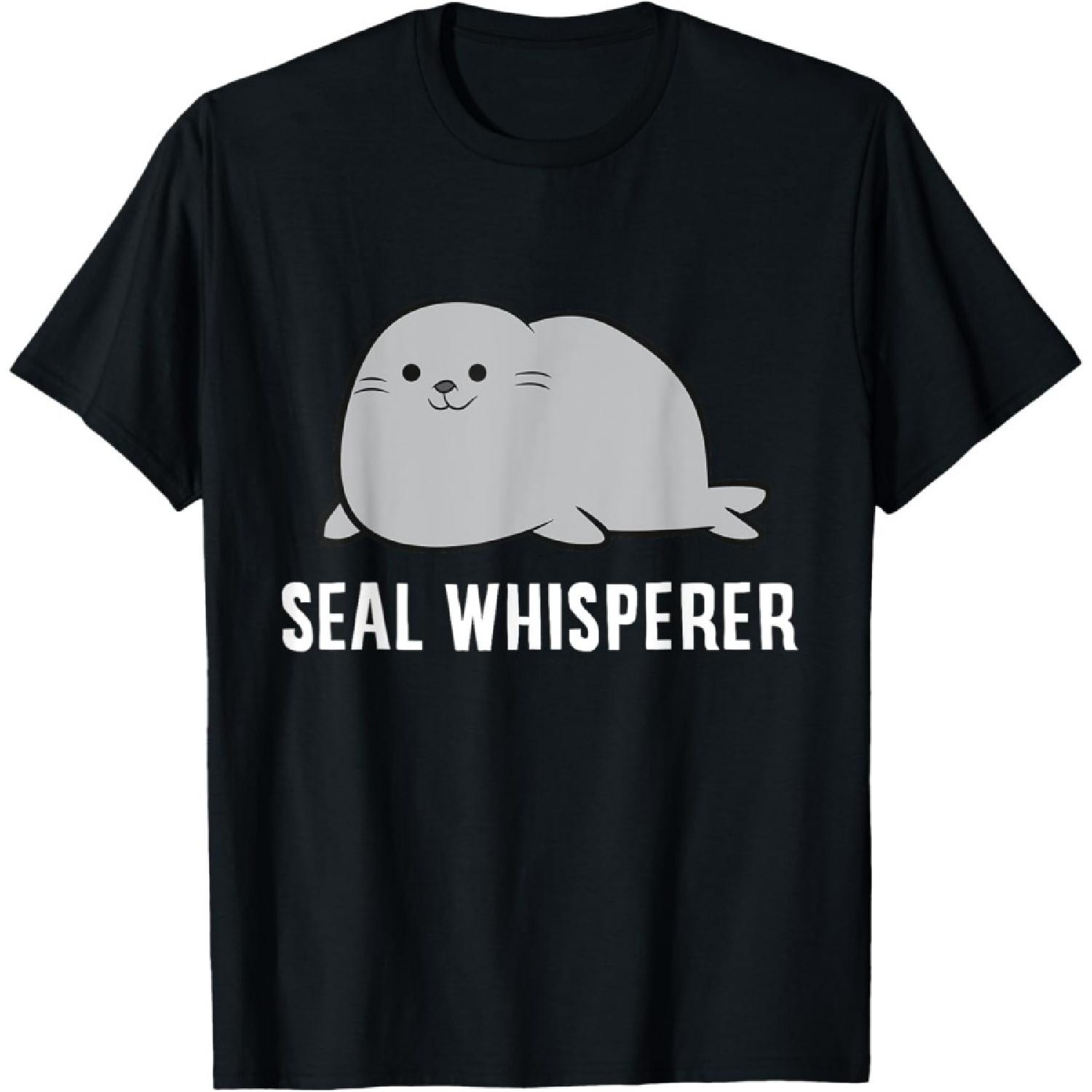 Funny Seal Lover Seal Whisperer T-Shirt S