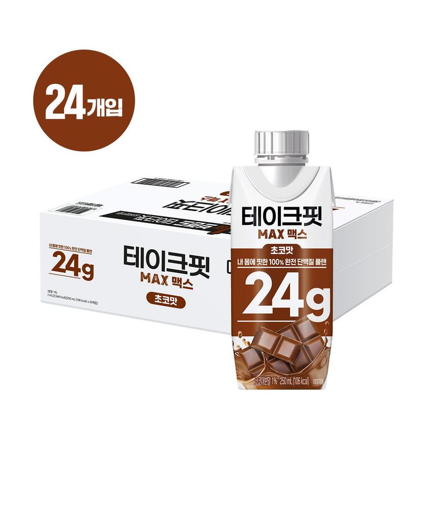 Take Fit Max 24G Chocolate Flavor 250mL x 24 packs