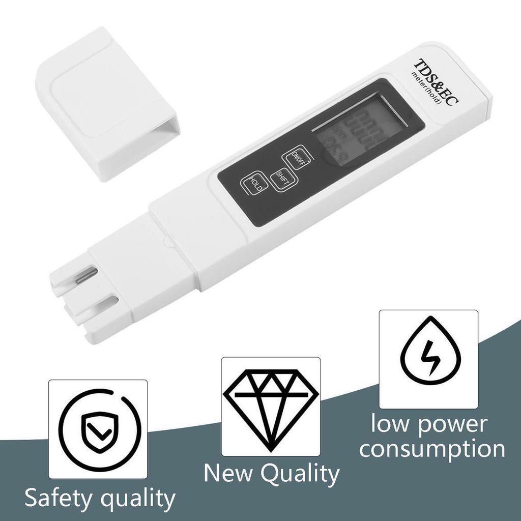 Multifunctional 3 In 1 TDS EC PPM Water Quality LCD Display Meter Tester Pen Multifunctional 3 In 1 TDS EC PPM Water Quality LCD Display Meter Tester Pen