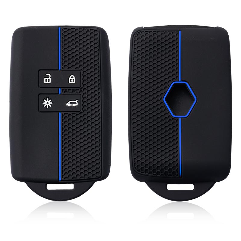 Silicone Key Case Cover For Renault Austral Captur Arkana Koleos Zoe Scenic Dacia Sandero Duster Logan Jogger Kadjar Clio Megane