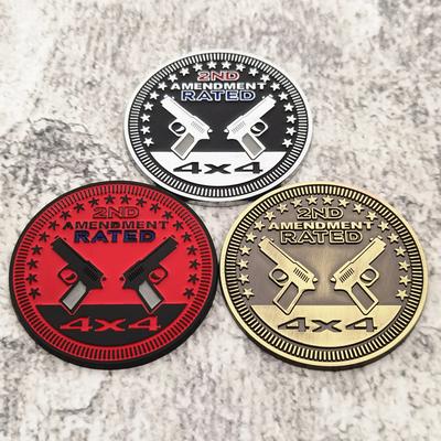 1 st Off-road 4X4 Logo Aluminium Metaal Auto Stickers Persoonlijkheid Patroon SUV Vierwielaandrijving Badge Carrosserie Decals Accessoires