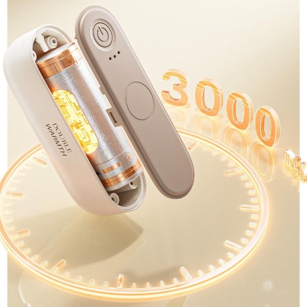 Riscaldatori per Mani a Doppia Palma a Riscaldamento Rapido 2 in 1 Riscaldatore Elettrico per Mani Attività all'Aperto