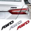 High-quality Modification 3D Metal Stickers AWD Four-wheel Drive Logos Two Sizes P Scratch Cover DIY Decoration Car Accessories