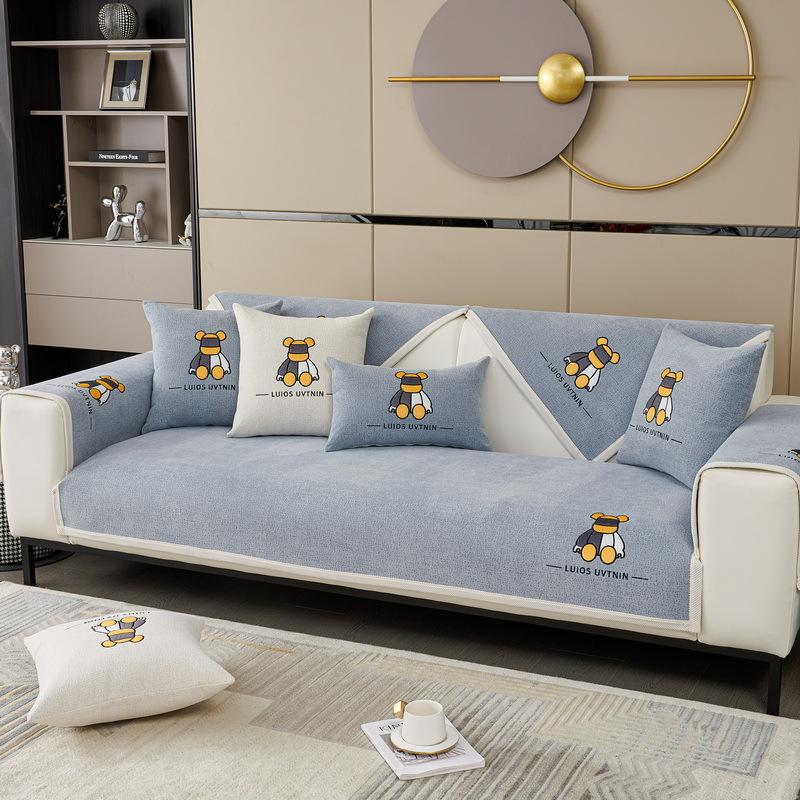 

Подушка для дивана из синели, универсальная легкая, роскошная спинка, полотенце, современная подушка, высококачественный чехол для дивана, тканевый чехол 70*70cm