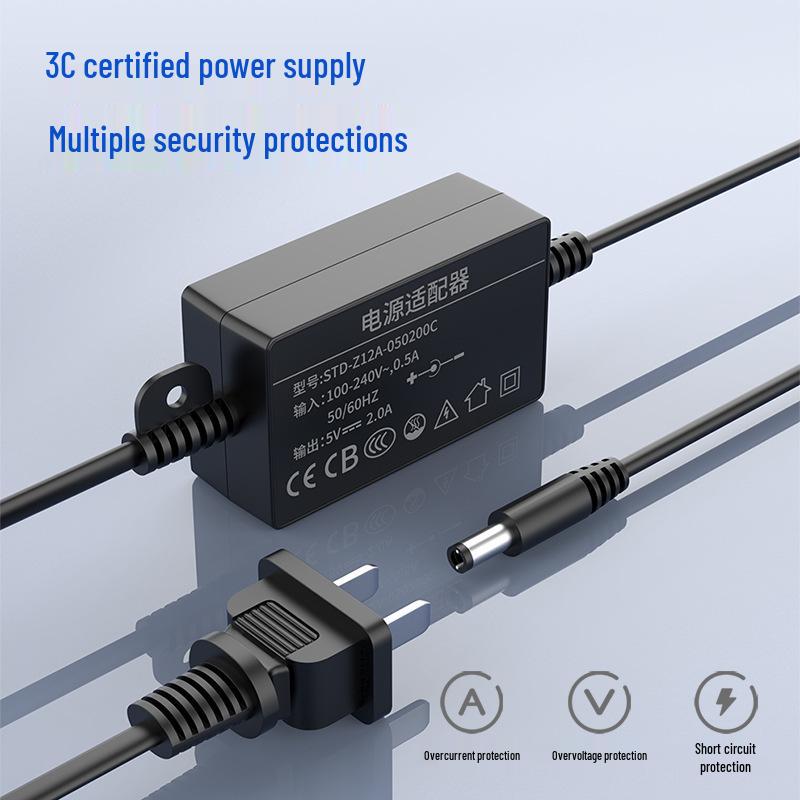 Universal Power Adapter for Fiber Optic Devices - 5V1A/5V2A/12V1A/24V1A