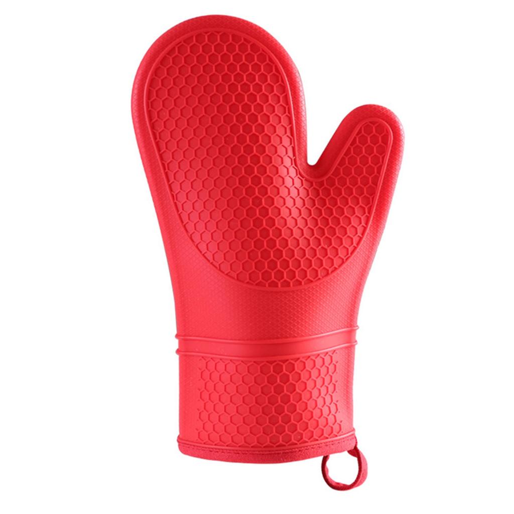 29*18cm Isolierte Handschuhe Schwarz/Grau/blau/rot Hitzebeständig