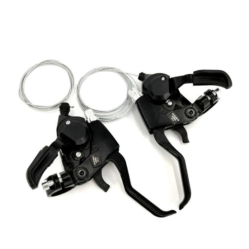 Deragliatore per mountain bike, cambio a dito, 21 velocità integrato, 24 velocità, lega di alluminio 27